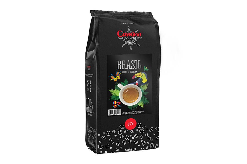 

Кофе в зернах Camino Del Mar Brasil