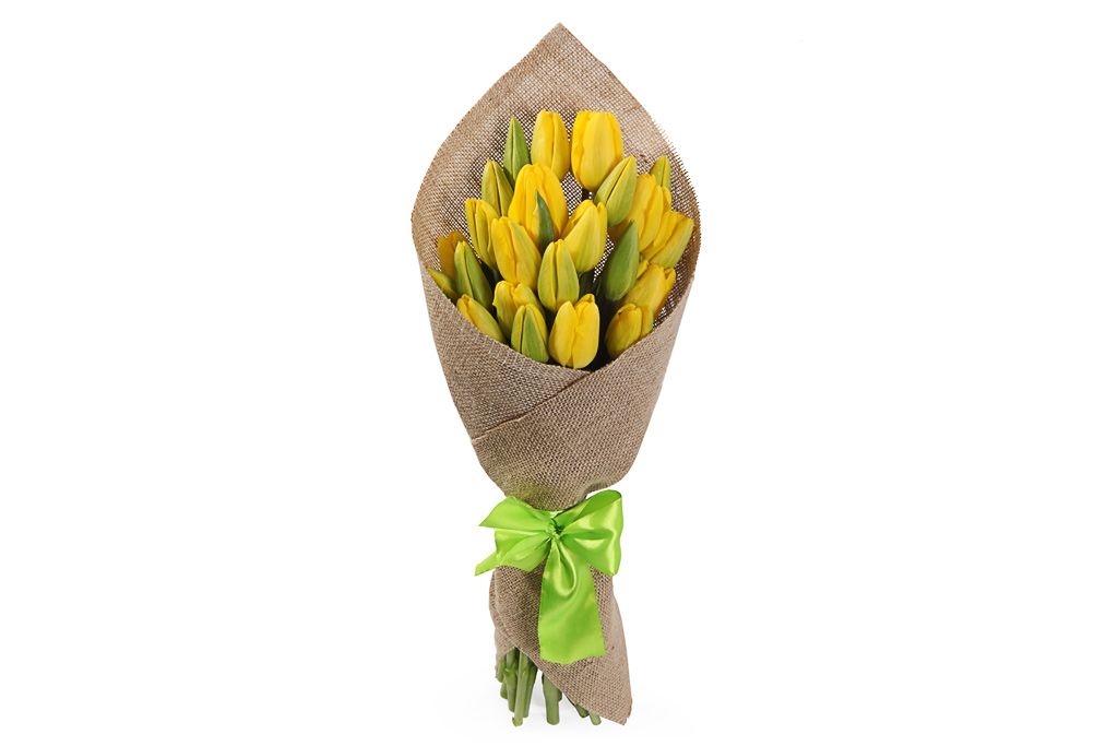 Букет Олд фэшн (желтые тюльпаны) от СоюзЦветТорг