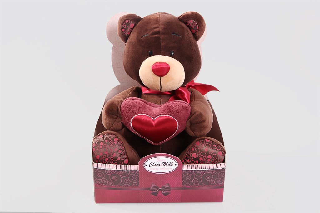 

Мишка CHOCO с сердцем