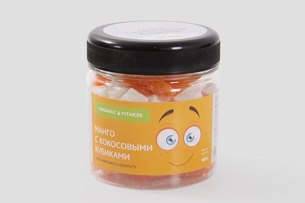 

Snack-Snack "Манго с кокосовыми кубиками"