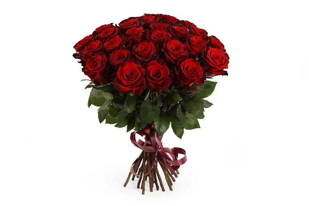 Букет из 25 красных роз Ред Париж от СоюзЦветТорг