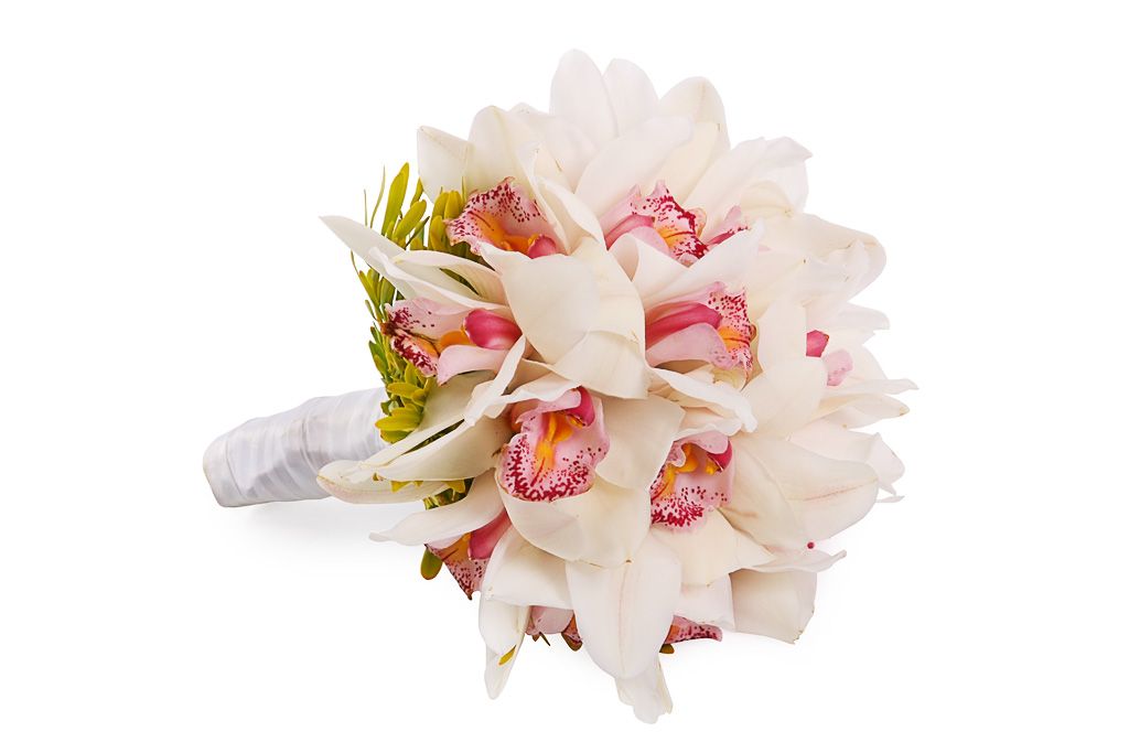Букет невесты с орхидеями Леона от СоюзЦветТорг