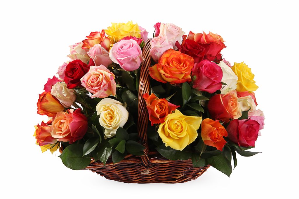 Букет Фламандская легенда (51 роза) в корзине от СоюзЦветТорг