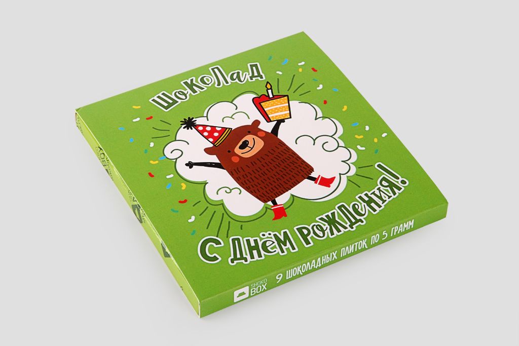 

Шоколад "С днем рождения!"