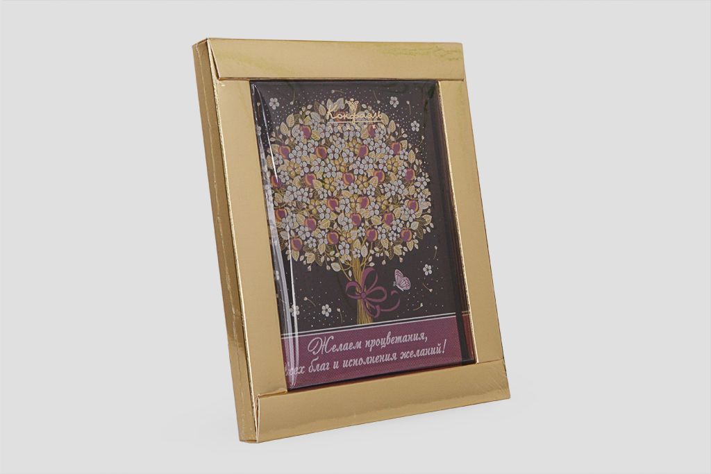 Шоколадная открытка «Райское дерево» от СоюзЦветТорг