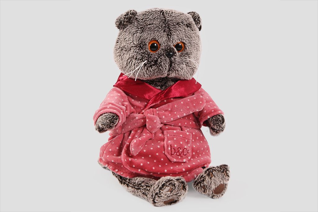 

Кот Басик в халате (25 см)