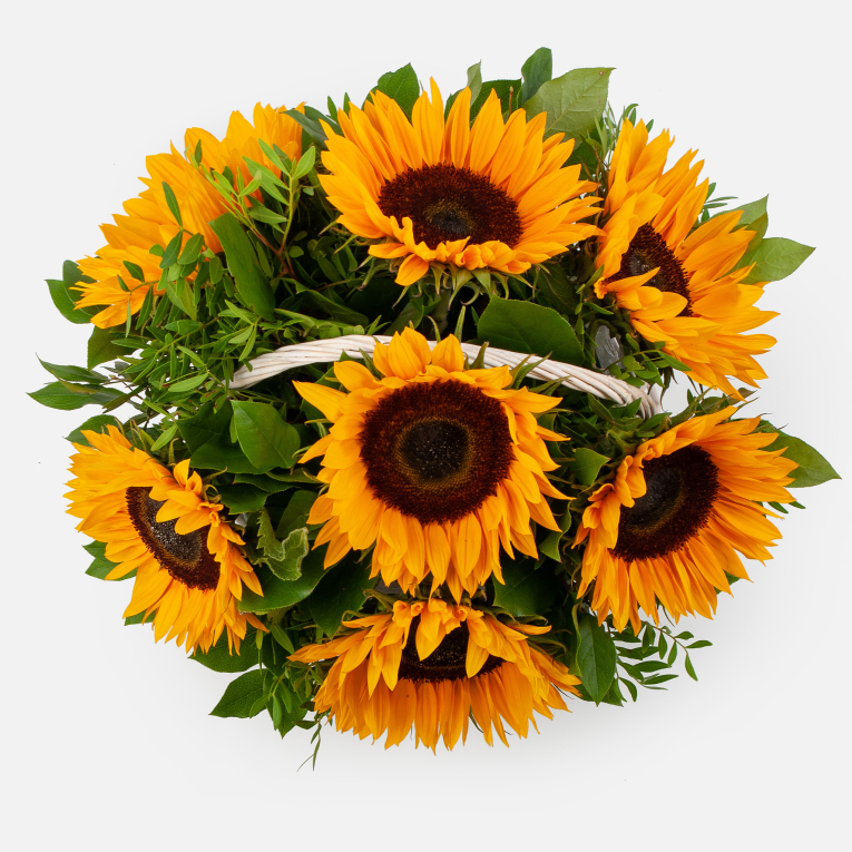 Цветы в корзине Солнечное лето Цветы в корзине Солнечное лето