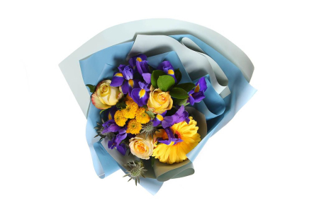 Букет с ирисами Близость Букет с ирисами Близость