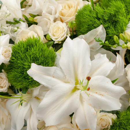 Букет в корзине Ангел утра Букет в корзине Ангел утра