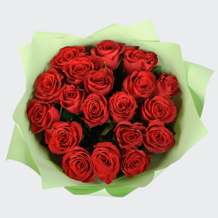 Букет из 19 розы Красный цвет страсти Букет из 19 розы Красный цвет страсти