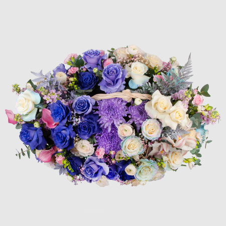 Букет в корзине Песня неба Букет в корзине Песня неба