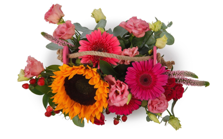 Букет в кашпо Осенний Прованс Букет в кашпо Осенний Прованс