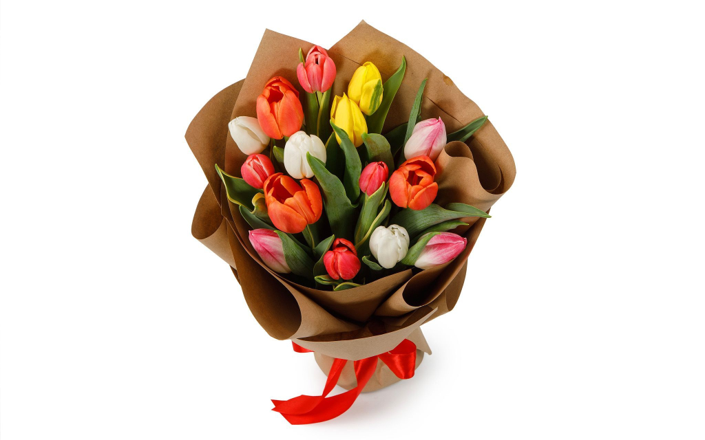Букет из 15 тюльпанов Апрель Букет из 15 тюльпанов Апрель