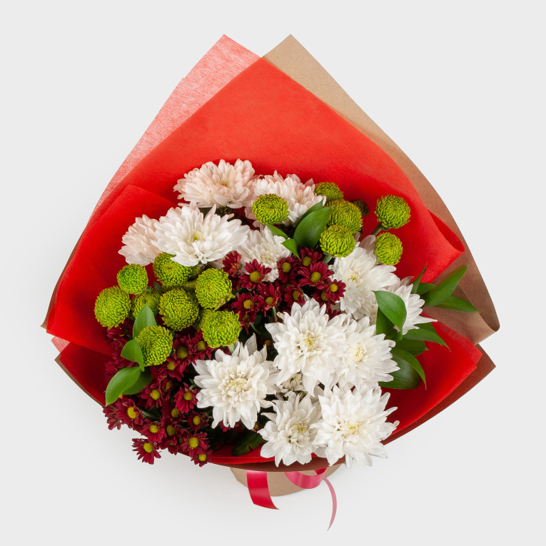 Букет из хризантем Осеннее очарование Букет из хризантем Осеннее очарование