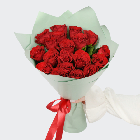 Букет  из 19 роз Лето красное Букет  из 19 роз Лето красное