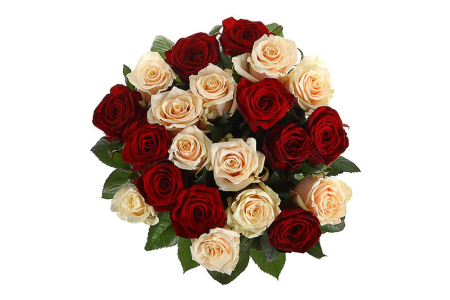 Букет 21 роза микс Букет 21 роза микс