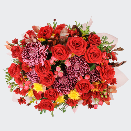 Букет в шляпной коробке Мираж Букет в шляпной коробке Мираж