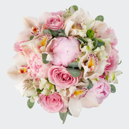 Букет невесты с орхидеями Леона Букет невесты с орхидеями Леона