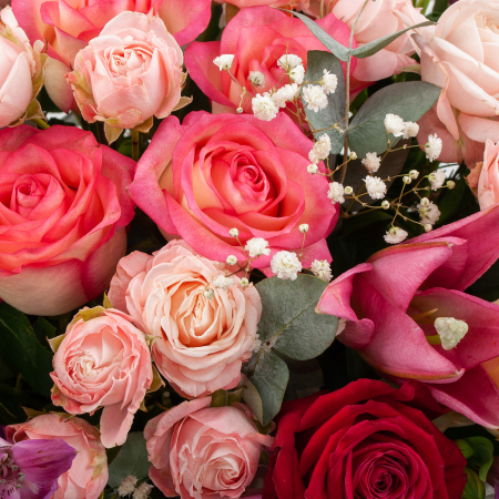 Букет в корзине Сияние чувств Букет в корзине Сияние чувств