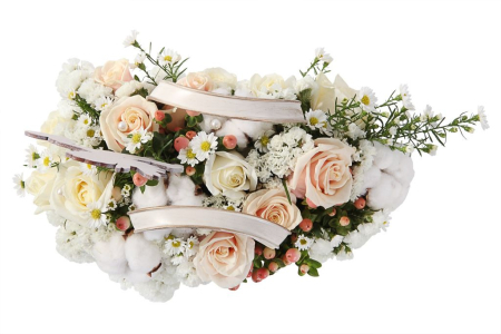 Букет На облаках в кашпо Букет На облаках в кашпо