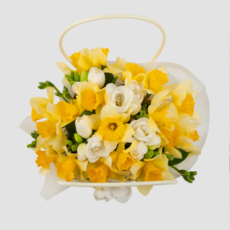 Букет в коробке Апрельское утро Букет в коробке Апрельское утро