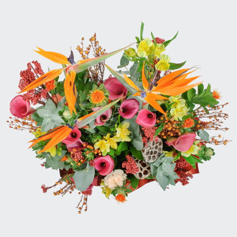 Букет в корзине На крыльях любви Букет в корзине На крыльях любви