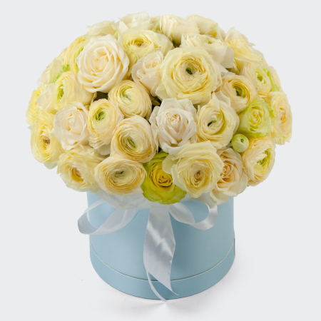 Букет в коробке Небесный город Букет в коробке Небесный город