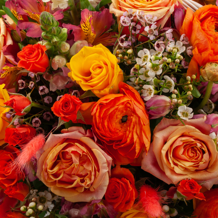 Букет в корзине Солнечный танец Букет в корзине Солнечный танец