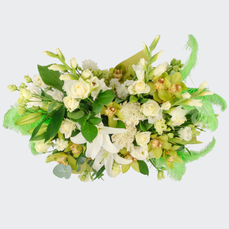 Букет в коробке Снежная вершина Букет в коробке Снежная вершина