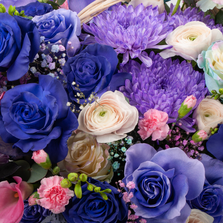 Букет в корзине Песня неба Букет в корзине Песня неба