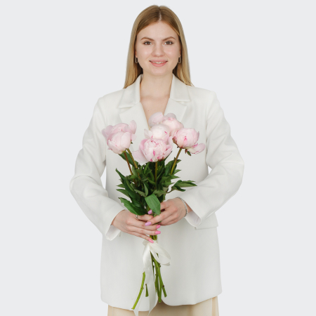 Букет из пионов 7 комплиментов Букет из пионов 7 комплиментов