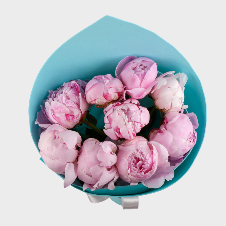 Букет из 9 пионов Светлые чувства Букет из 9 пионов Светлые чувства