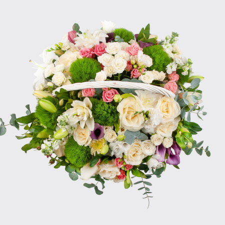 Букет в корзине Цветочница в городе Букет в корзине Цветочница в городе