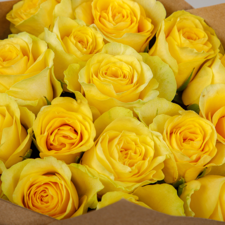 Букет 19 роз Лимонный мусс Букет 19 роз Лимонный мусс