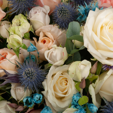 Букет в корзине Небесное лукошко Букет в корзине Небесное лукошко