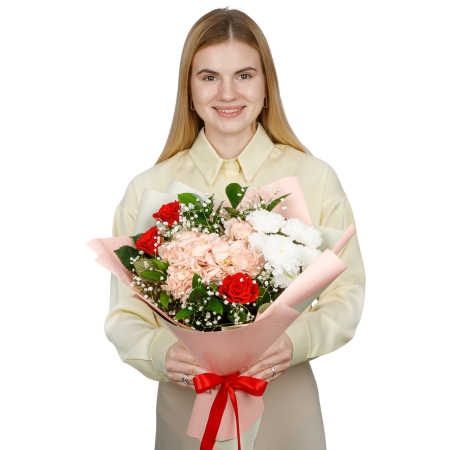 Букет Белые росы Букет Белые росы