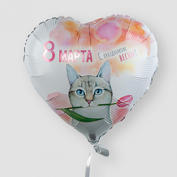 Воздушный шар «8 марта - С праздником весны!» Воздушный шар «8 марта - С праздником весны!»