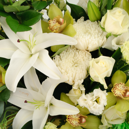 Букет в коробке Снежная вершина Букет в коробке Снежная вершина