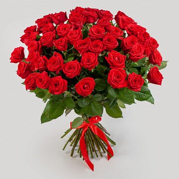 Букет из 51 красной розы 50/60 см