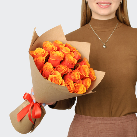 Букет из 19 роз Райские пташки Букет из 19 роз Райские пташки