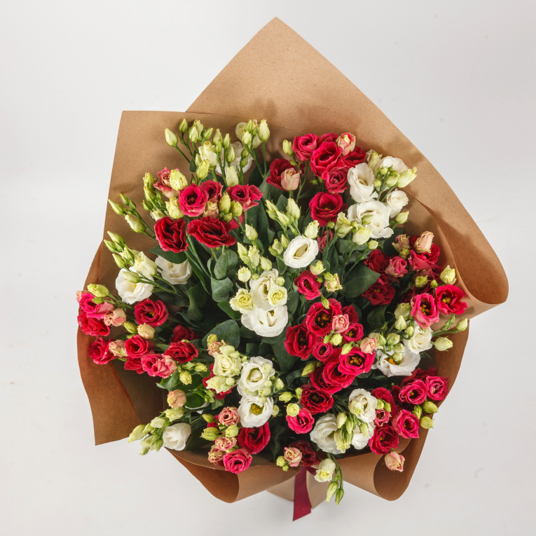 Букет из эустомы Мираж (медиум) Букет из эустомы Мираж (медиум)