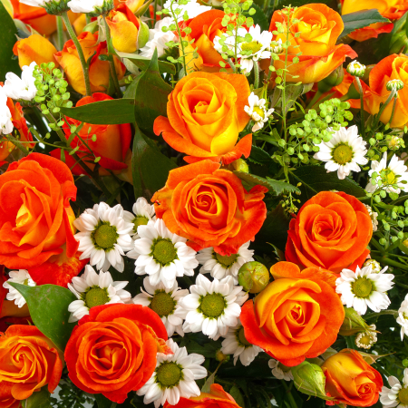 Букет в шляпной коробке Рыжая фея Букет в шляпной коробке Рыжая фея