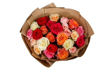 Букет из 25 роз Аморе мио Букет из 25 роз Аморе мио