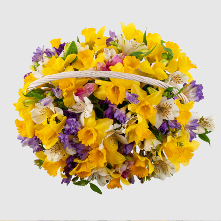 Букет в корзине Корзинка нежности Букет в корзине Корзинка нежности