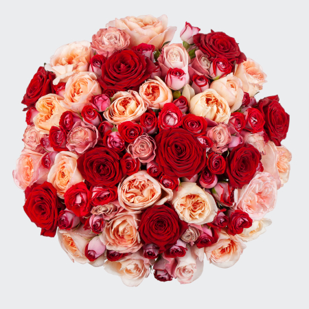 Букет в коробке Бескрайняя любовь Букет в коробке Бескрайняя любовь