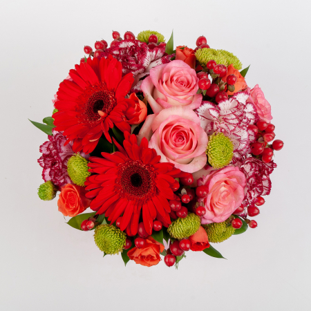 Букет в коробке Костер любви Букет в коробке Костер любви