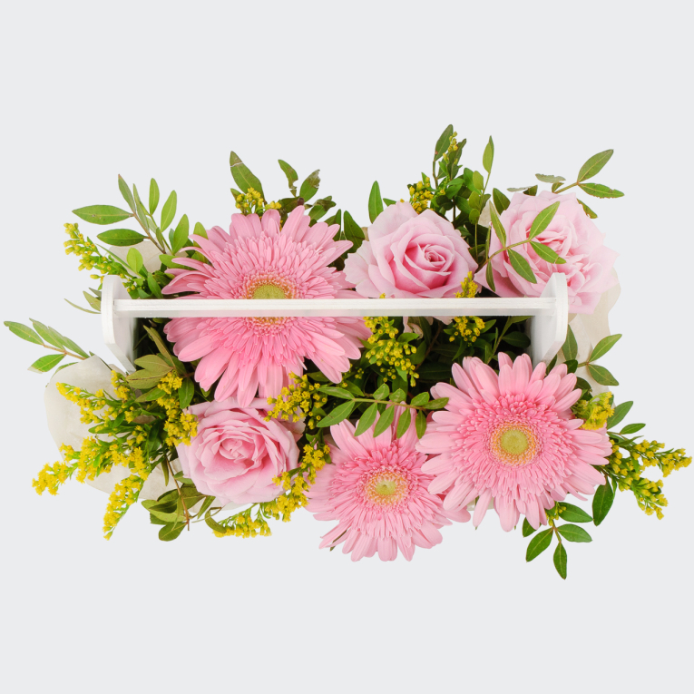 Букет в ящике Море грез Букет в ящике Море грез