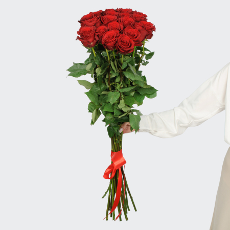 Букет 19 роза Высокие чувства Букет 19 роза Высокие чувства