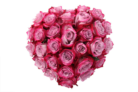 Композиция Оттенки любви в коробке-сердце (мини) Композиция Оттенки любви в коробке-сердце (мини)